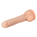 Dream Toys Real Love Dual Density Silicone XXL Dildo with Balls Light 38 cm