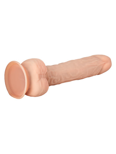 Dream Toys Real Love Dual Density Silicone XXL Dildo with Balls Light 38 cm