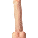 Dream Toys Real Love Dual Density Silicone XXL Dildo with Balls Light 38 cm