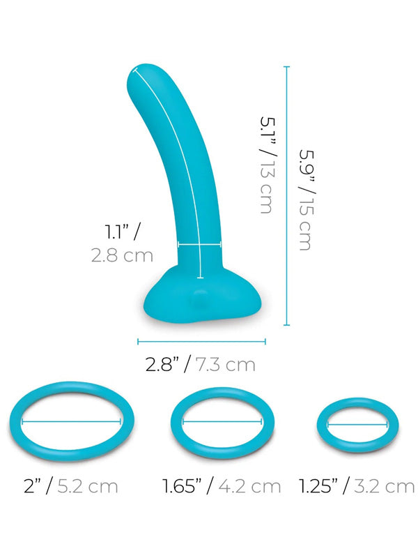 b-Vibe Every Body Strap-On Harness Set with 6 Inch Silicone Dildo Peg 15 cm