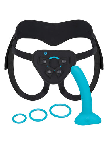 b-Vibe Every Body Strap-On Harness Set with 6 Inch Silicone Dildo Peg 15 cm