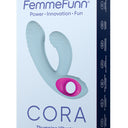 FemmeFunn Cora Thumping Dual Vibrator Light Blue