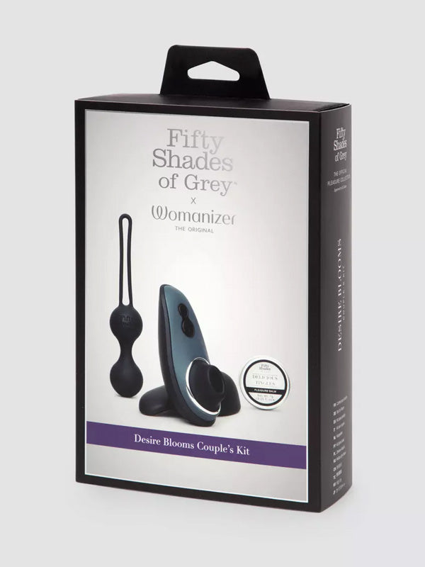 FIFTY SHADES OF GREY X WOMANIZER DESIRE BLOOMS GIFT SET