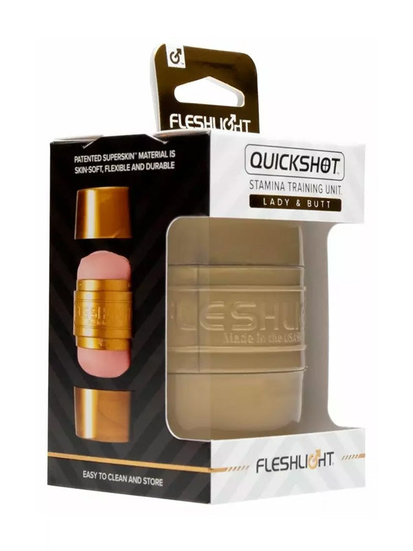 Fleshlight Quickshot Stamina Training Unit Lady & Butt Compact Masturbation Sleeve