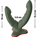 Fun Factory Ryde Double Ended Grinding Dildo Green