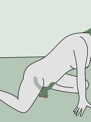 Fun Factory Ryde Double Ended Grinding Dildo Black