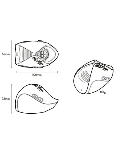 Hot Octopuss Pulse Solo Essential Dragon Eye Oscillating Masturbator