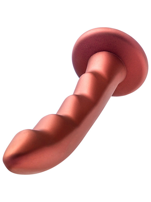 Blush Temptasia Jealousy Pegging Dildo Red Rouge 17.8 cm