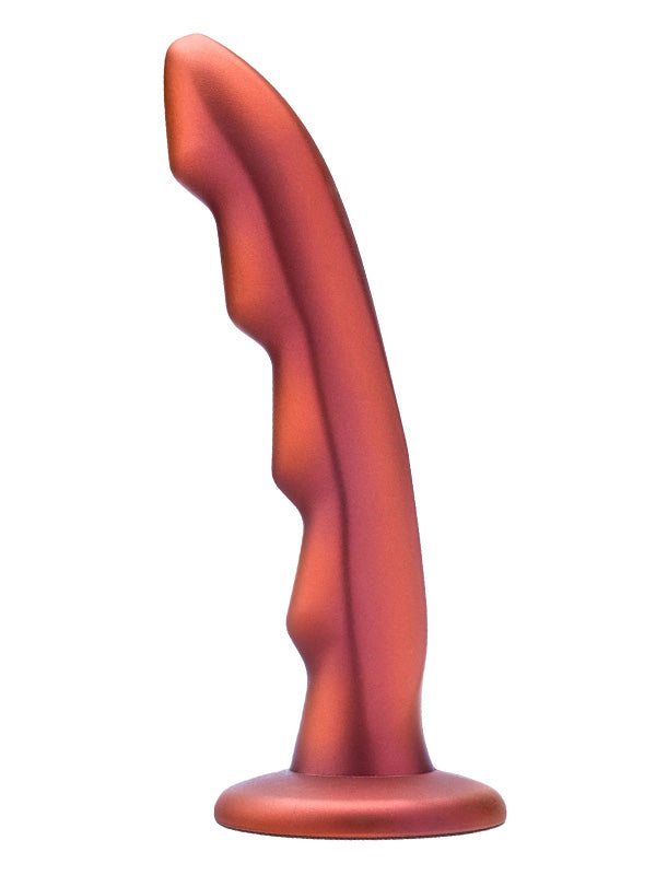 Blush Temptasia Jealousy Pegging Dildo Red Rouge 17.8 cm