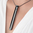 Le Wand Necklace Vibe Stainless Steel Vibrator Black