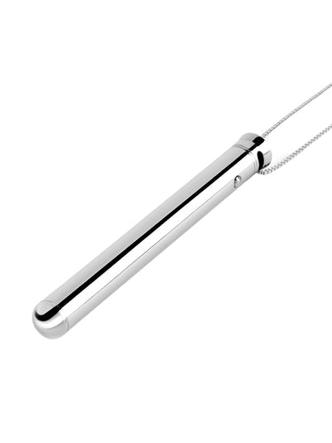 Le Wand Necklace Vibe Stainless Steel Vibrator Silver
