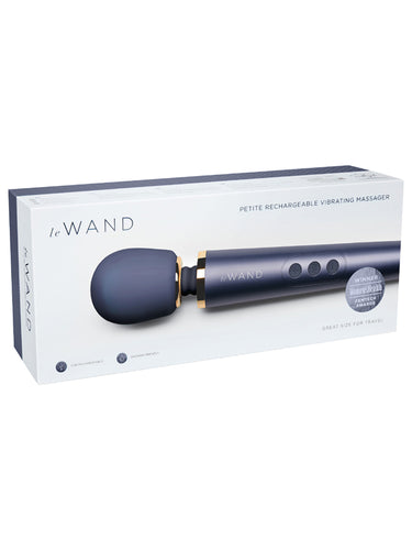 Le Wand Petite Rechargeable Body Massager Navy
