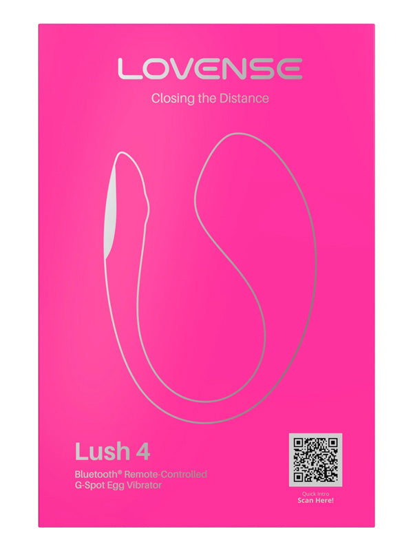 Lovense Lush 4 App Controlled Wearable G-Spot Egg Vibrator