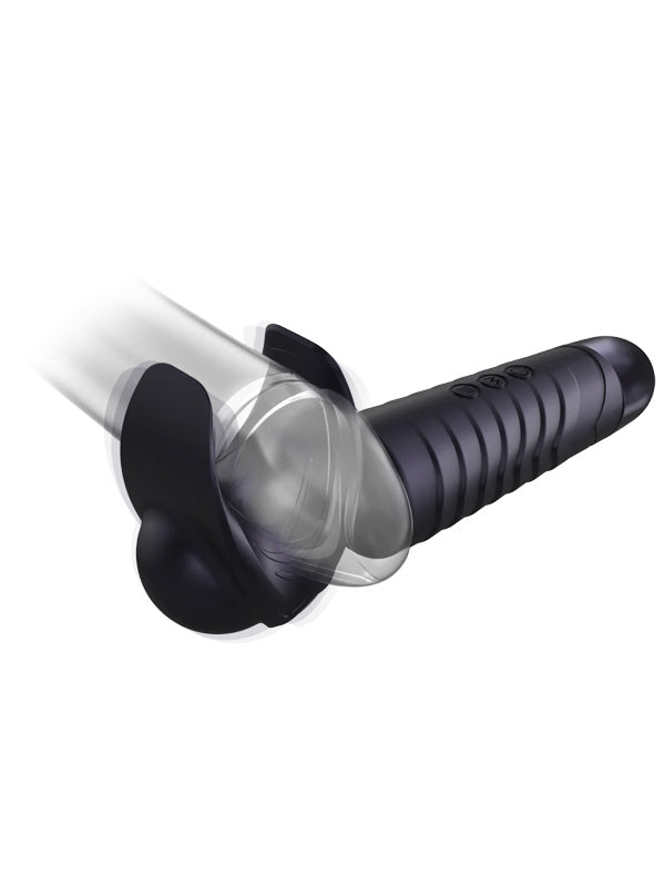 Manwan Man.Wand Evo Vibrating Stimulator Black Plum