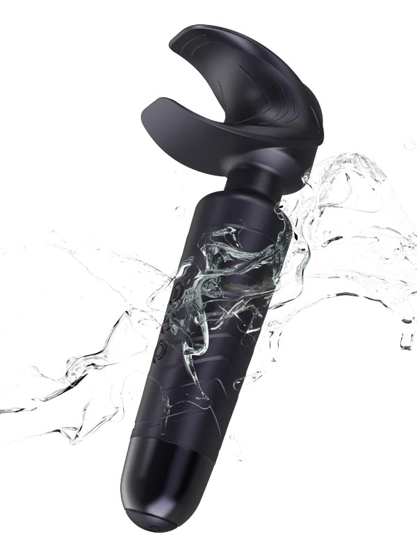 Manwan Man.Wand Evo Vibrating Stimulator Black Plum
