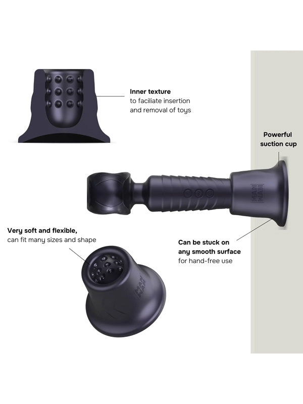 Manwan Holden Universal Wand Suction Cup Holder Black Plum