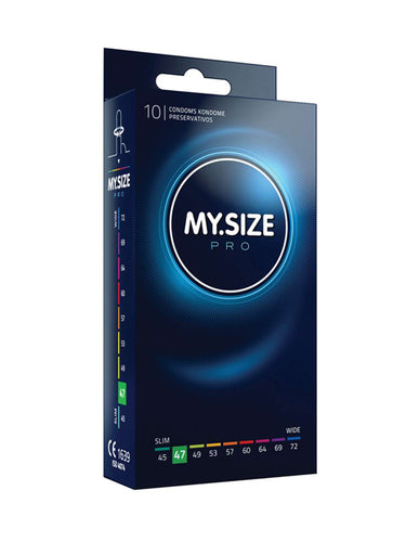 My.Size Pro Natural Latex Condoms Size 47
