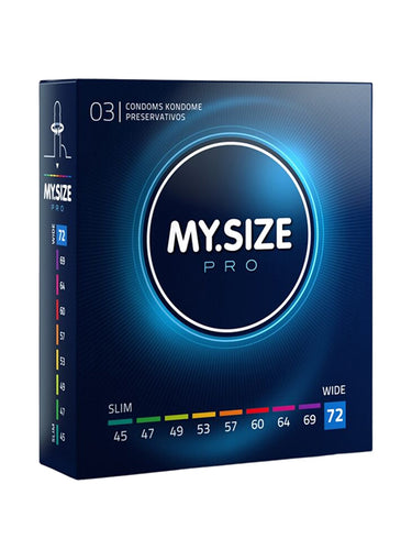 My.Size Pro Natural Latex Condoms Size 72