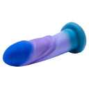 Blush Avant Midnight Rendezvous Silicone Suction Cup Dildo Ocean Blue 19.7 cm