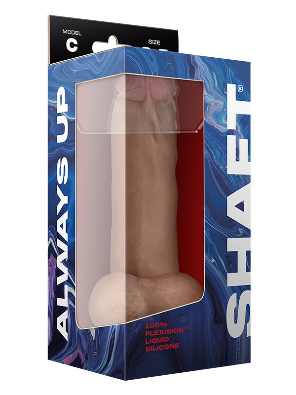 Shaft Model C 8.5 Inch Liquid Silicone Dildo with Balls Pine 21.5 cm