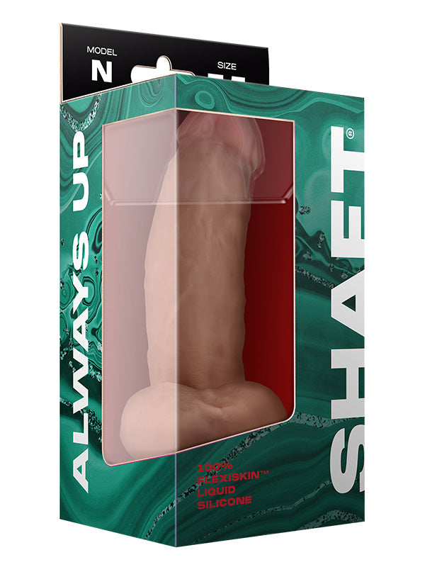 Shaft Model N 7.5 Inch Liquid Silicone Dildo with Balls Pine 19 cm