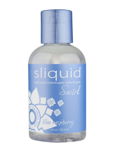 Sliquid Naturals Swirl Water-Based Blue Raspberry Lubricant