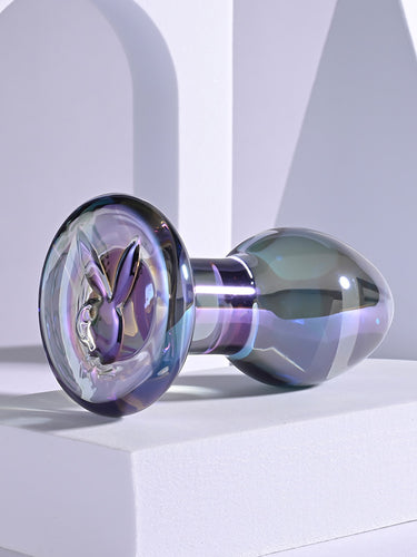 Playboy Pleasure Jewels Glass Butt Plug