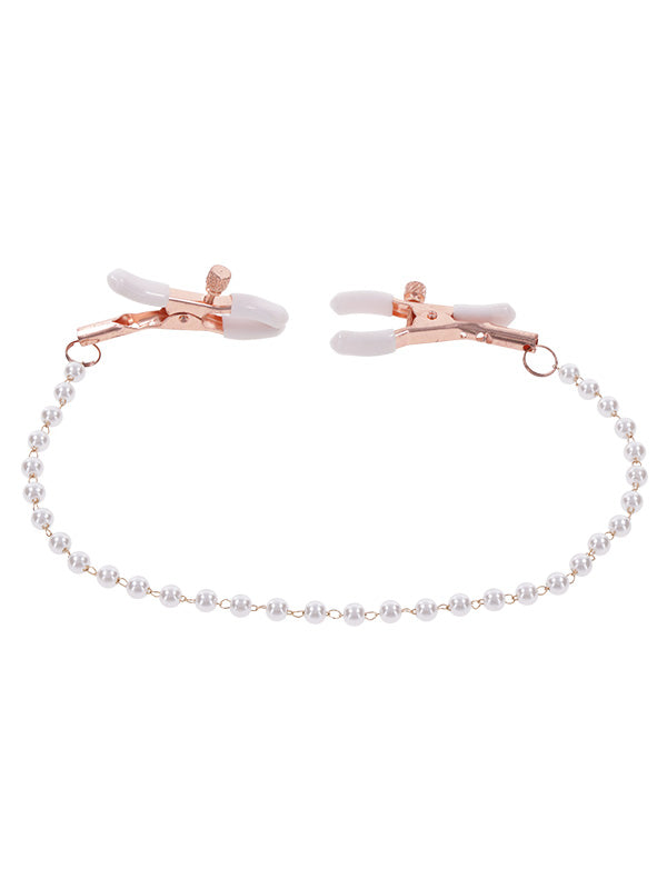 Sportsheets Peaches 'n CreaMe Pearl Nipple Clamps