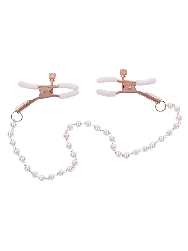 Sportsheets Peaches 'n CreaMe Pearl Nipple Clamps