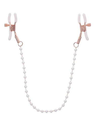 Sportsheets Peaches 'n CreaMe Pearl Nipple Clamps