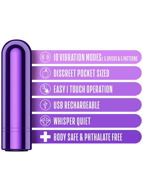 Blush Kool Vibes Rechargeable Mini Bullet Vibrator