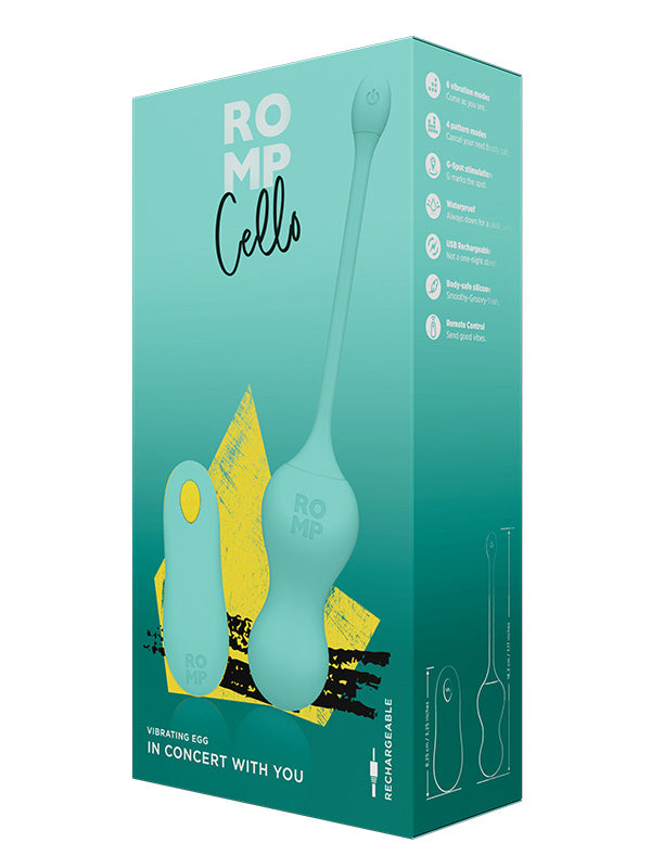 Romp Cello Remote Controlled Vibrating Egg