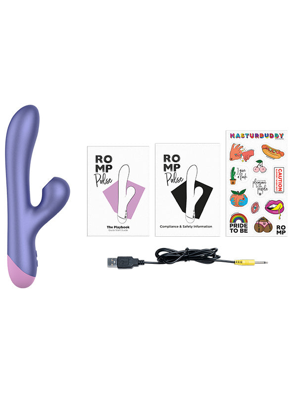 Romp Pulse Silicone Pleasure Air Rabbit Vibrator