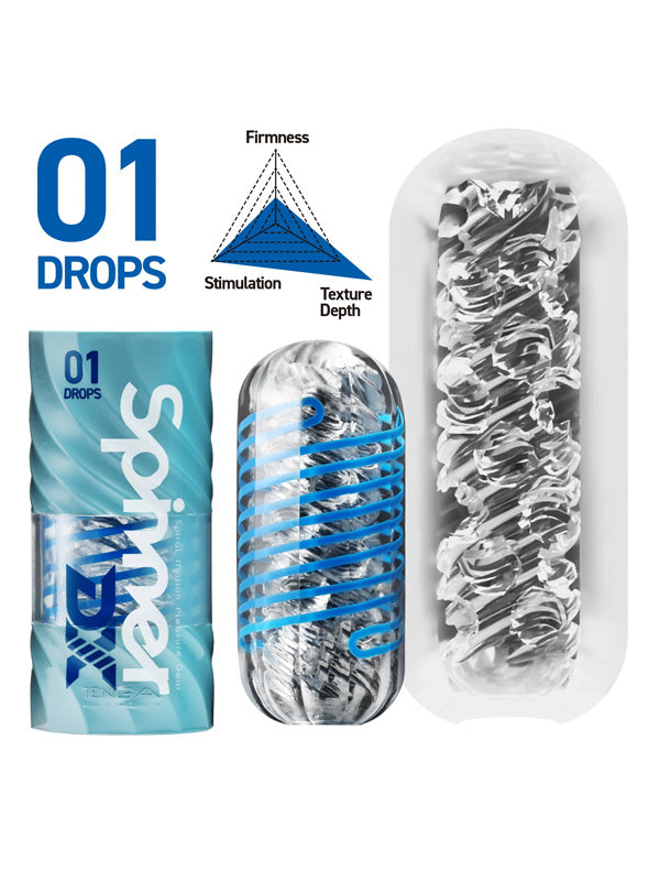 Tenga Spinner DX Spiral Masturbator 01 Drops