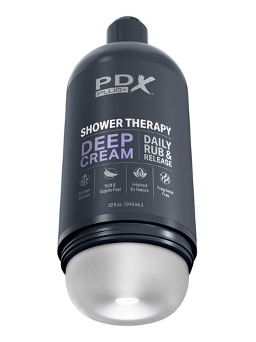 Pipedream PDX Plus Shower Therapy Deep Cream Penis Stroker