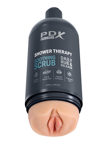 Pipedream PDX Plus Shower Therapy Soothing Scrub Penis Stroker