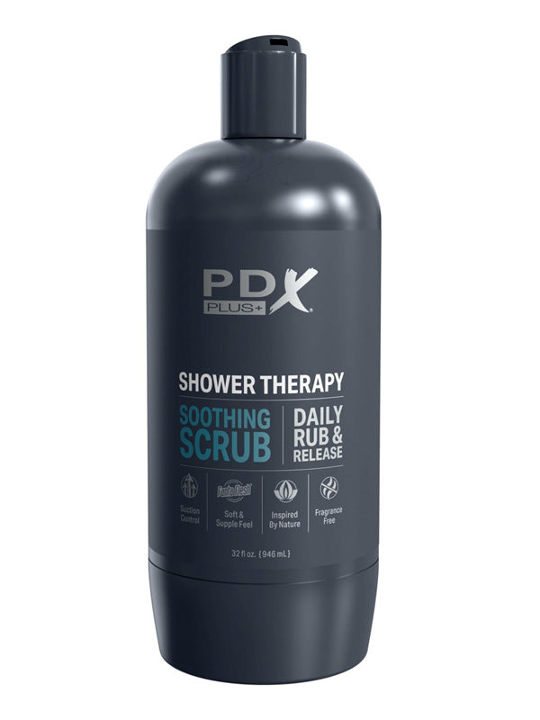 PDX PLUS SHOWER THERAPY SOOTHING SCRUB PENIS STROKER