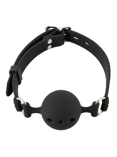 Bad Kitty Black Silicone Ball Gag