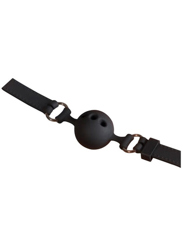 Bad Kitty Black Silicone Ball Gag