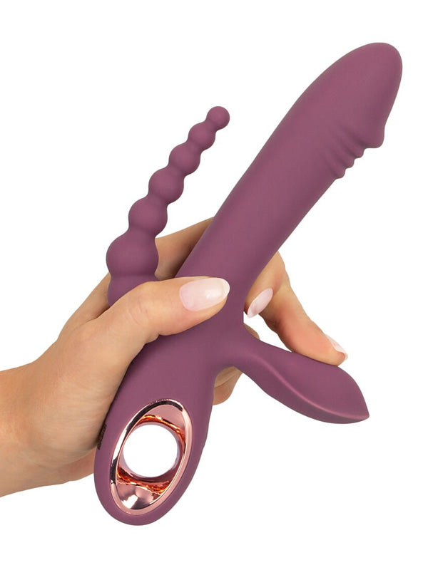 You2Toys Slim Triple Plum Rabbit Vibrator