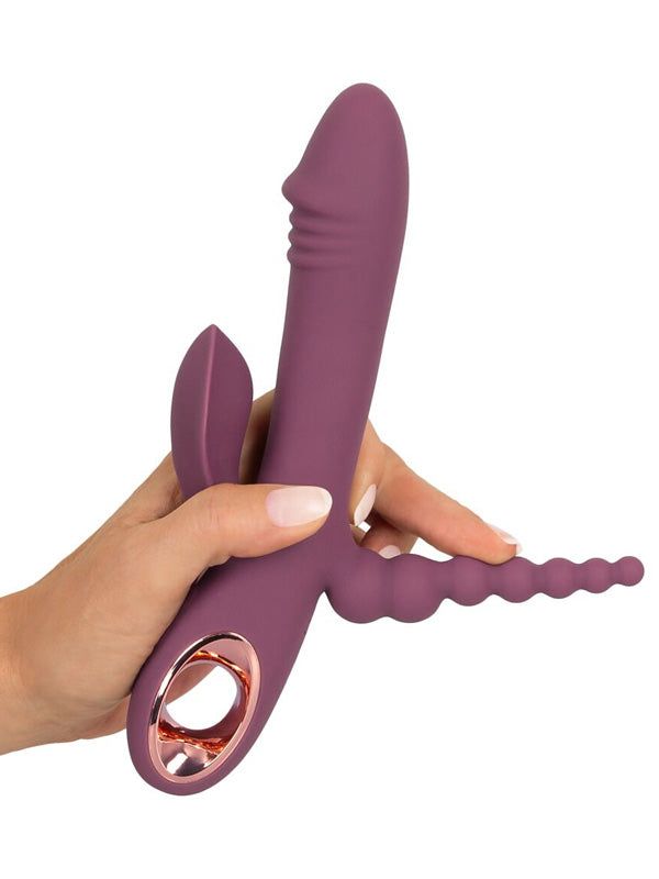 You2Toys Slim Triple Plum Rabbit Vibrator