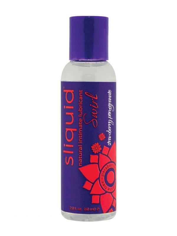 NATURALS SWIRL WATER-BASED STRAWBERRY POMEGRANATE LUBRICANT