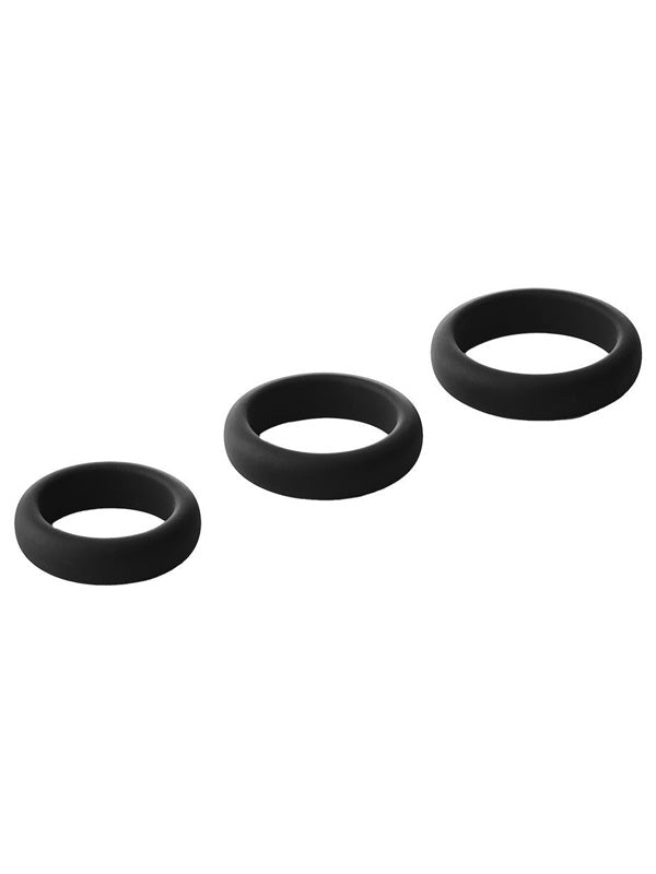 Dream Toys Ramrod Smooth Silicone Cock Ring Set