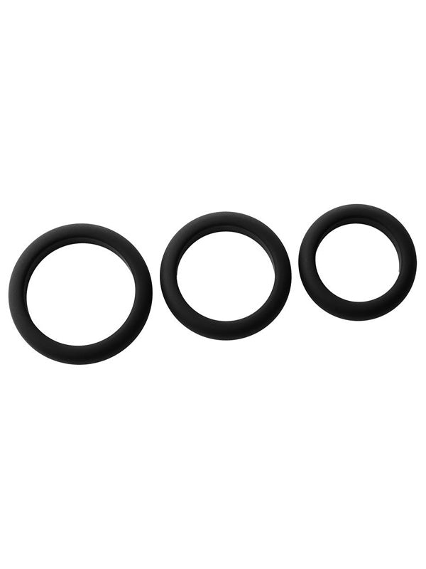Dream Toys Ramrod Smooth Silicone Cock Ring Set