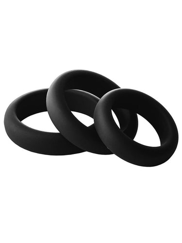 Dream Toys Ramrod Smooth Silicone Cock Ring Set