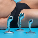b-Vibe Stainless Steel 3-Piece P-Spot Training Set