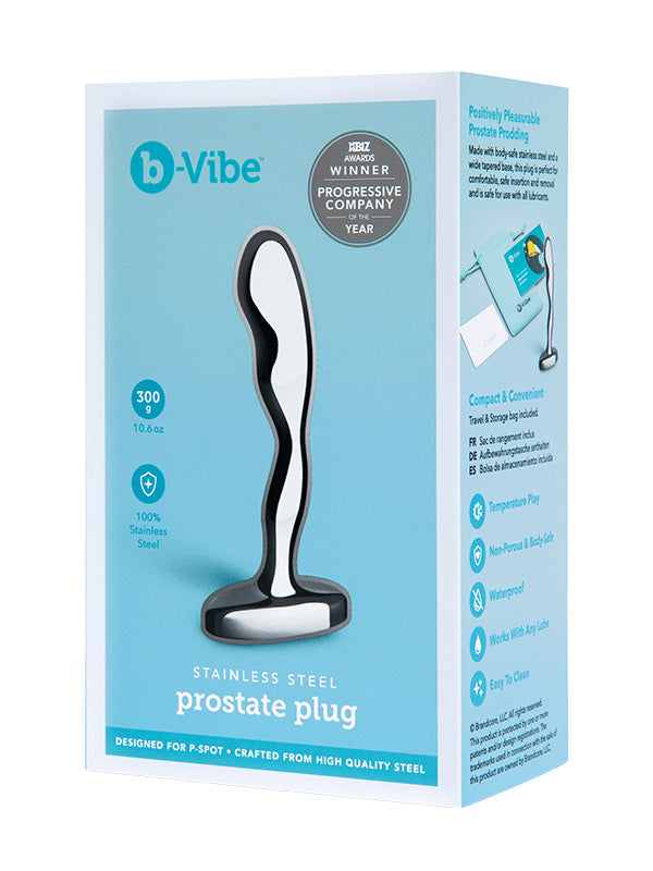 b-Vibe Stainless Steel Prostate Plug