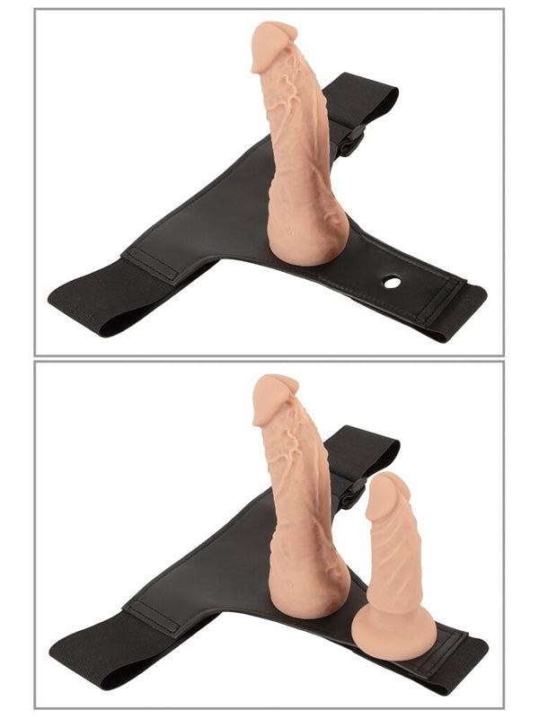 You2Toys Vibrating Dildo and Plug Strap-On Set with Harness