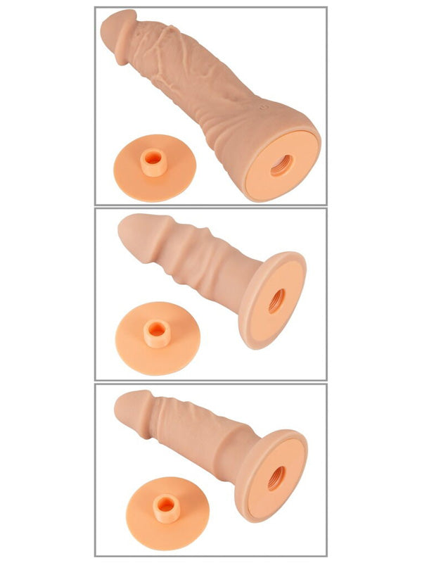 You2Toys Vibrating Dildo and Plug Strap-On Set with Harness