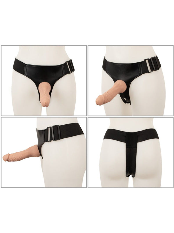 You2Toys Vibrating Dildo and Plug Strap-On Set with Harness